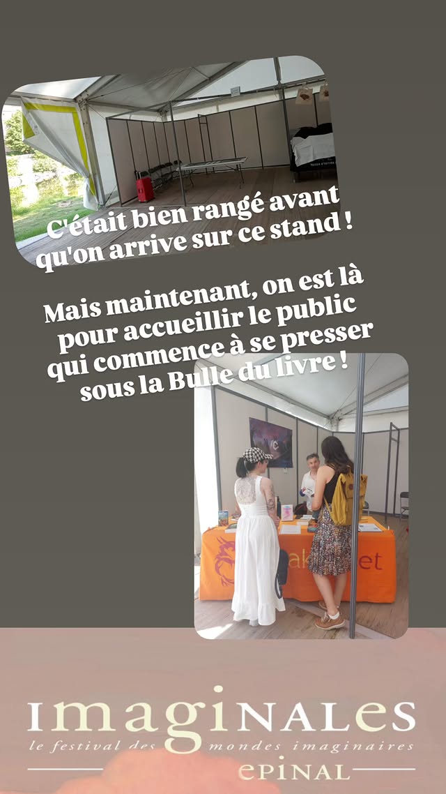 Photographie du stand d'Elbakin.net des Imaginales 2026