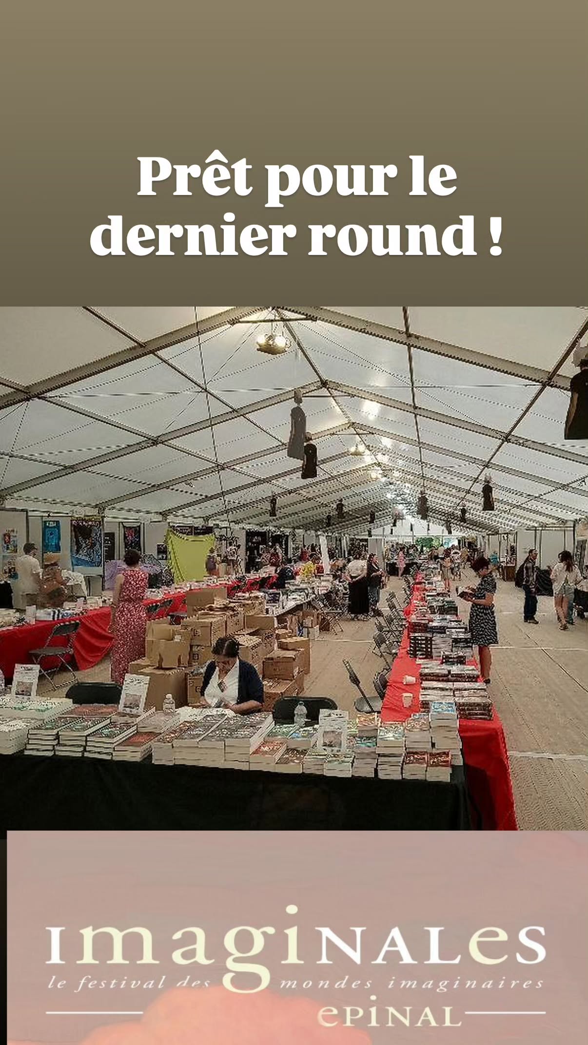 Post instagram montrant une photographie de la bulle du livre dimanche 31 mai 2026